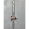 Synware F612460 Graduated Pressure-Adjustable Dropper Funnel, 60ml, 2" Grinding Mouth