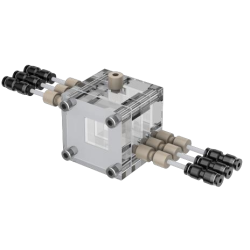 H-type exchangeable membrane MEC