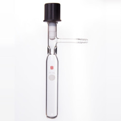 Synthware F588010 10ml 8mm High Vacuum Valve 20mm OD x 70mm L for Solvent Storage Bottle F58