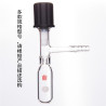 Synthware F588010 10ml 8mm High Vacuum Valve 20mm OD x 70mm L for Solvent Storage Bottle F58