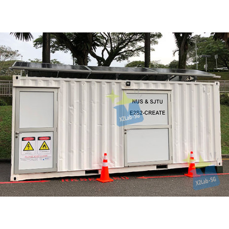 Mobile Food-Waste Processing System (solar-powered)