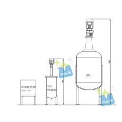 Anaerobic Fermenter (1000L) System, Food Waste Processing