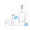 Anaerobic Fermenter (1000L) System, Food Waste Processing