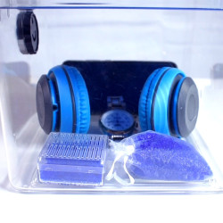 500g Blue Color Changing Silica Gel Desiccant Box
