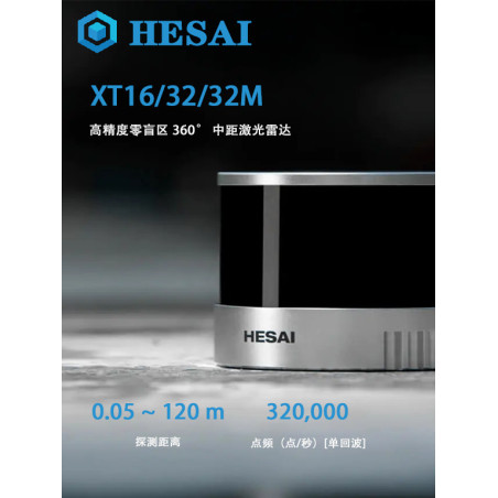 HESAI XT32 LiDAR for High-Precision Robot Navigation and Mapping