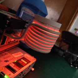 ZVS High Frequency Induction Heater Kit with Power Supply for Melting Gold, Quenching, and Metal Heating