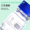 Duran Schott Clear 100ml GL45 Cap Glass Bottle with Blue Screw Cap DIN Thread Reagent